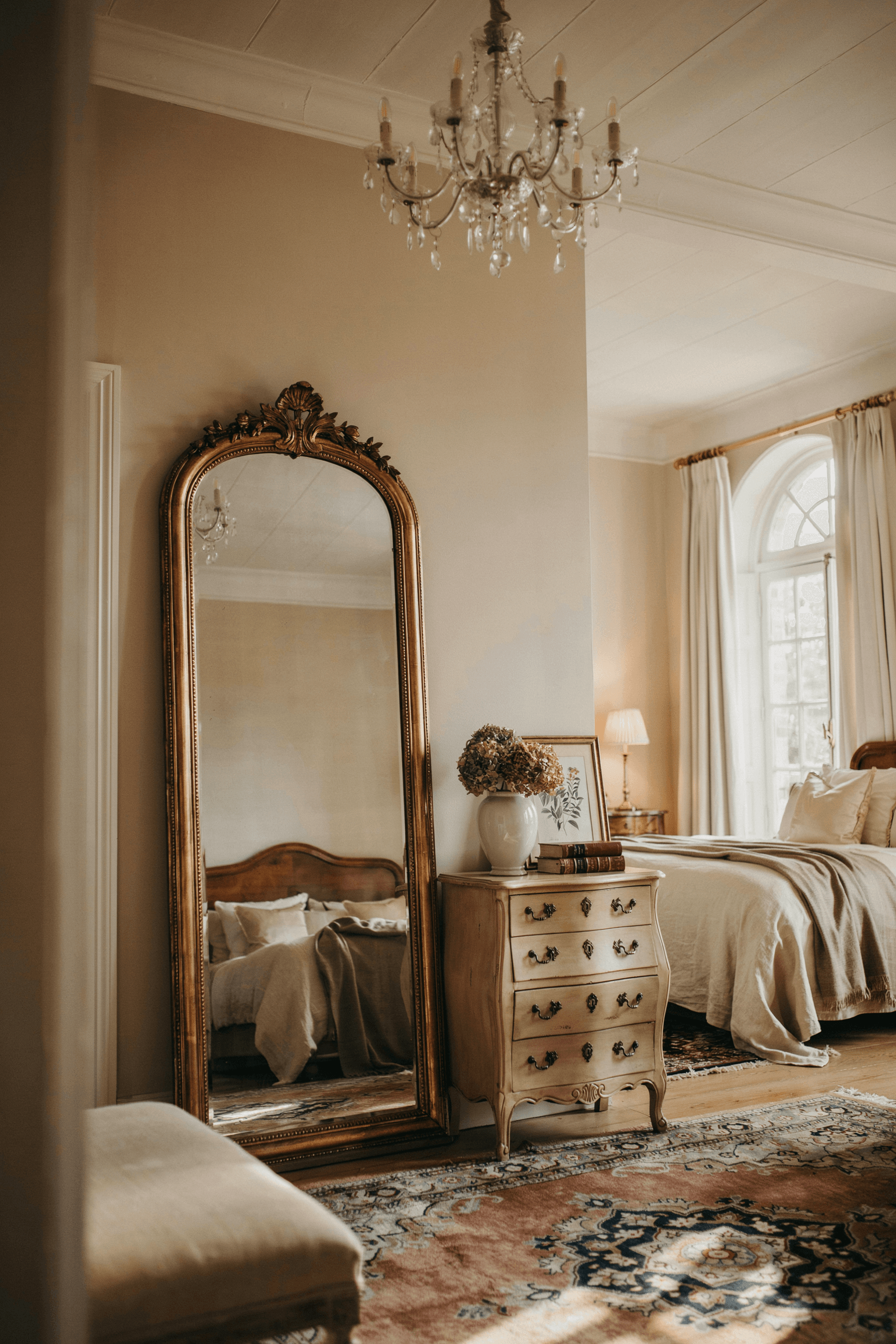 23 Gorgeous Floor Mirror in Bedroom Ideas to Elevate Your Room