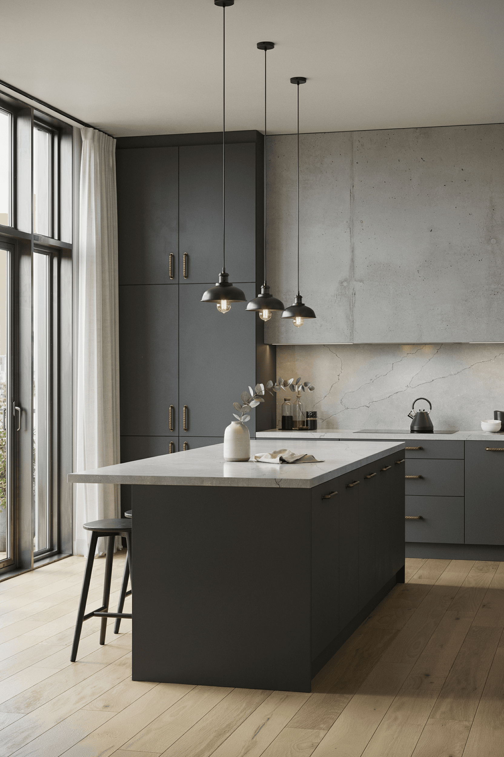 24 Brass Kitchen Hardware Ideas for a Warm & Luxury Kitchen