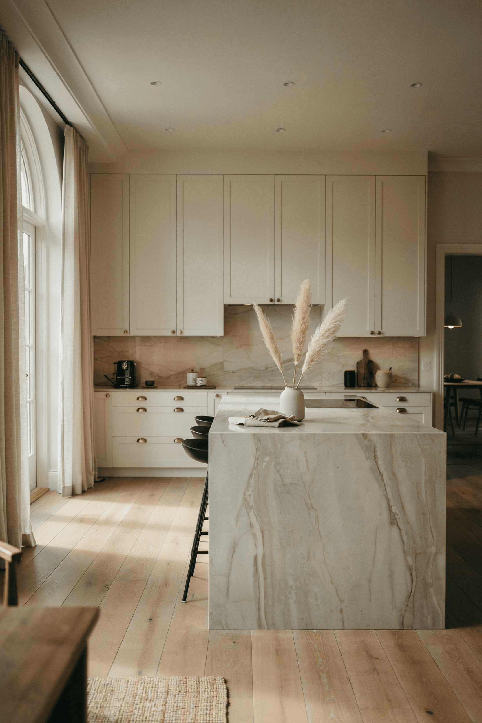 24 Brass Kitchen Hardware Ideas for a Warm & Luxury Kitchen