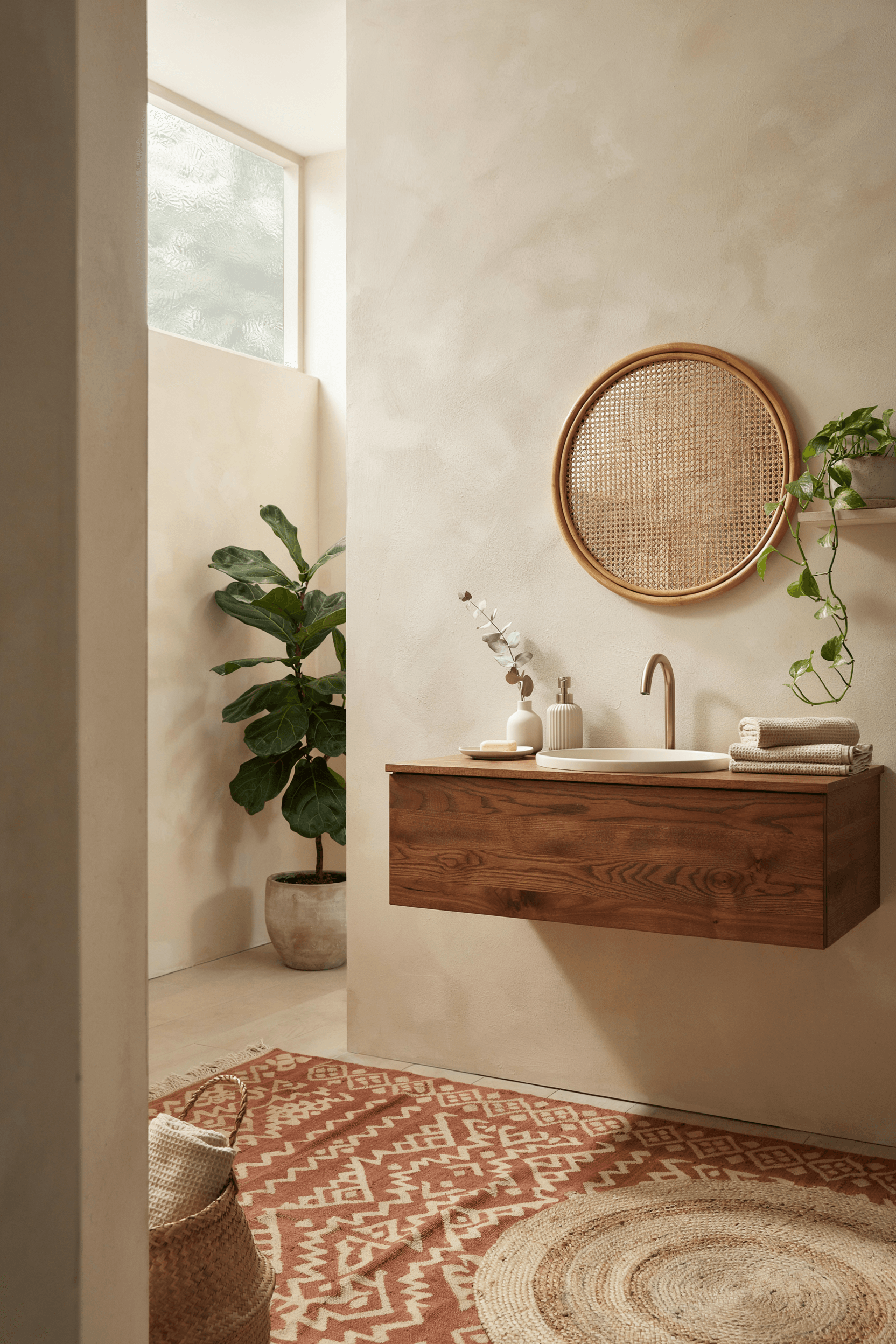 21 Boho Bathroom Decor Ideas for a Relaxed & Stylish Space