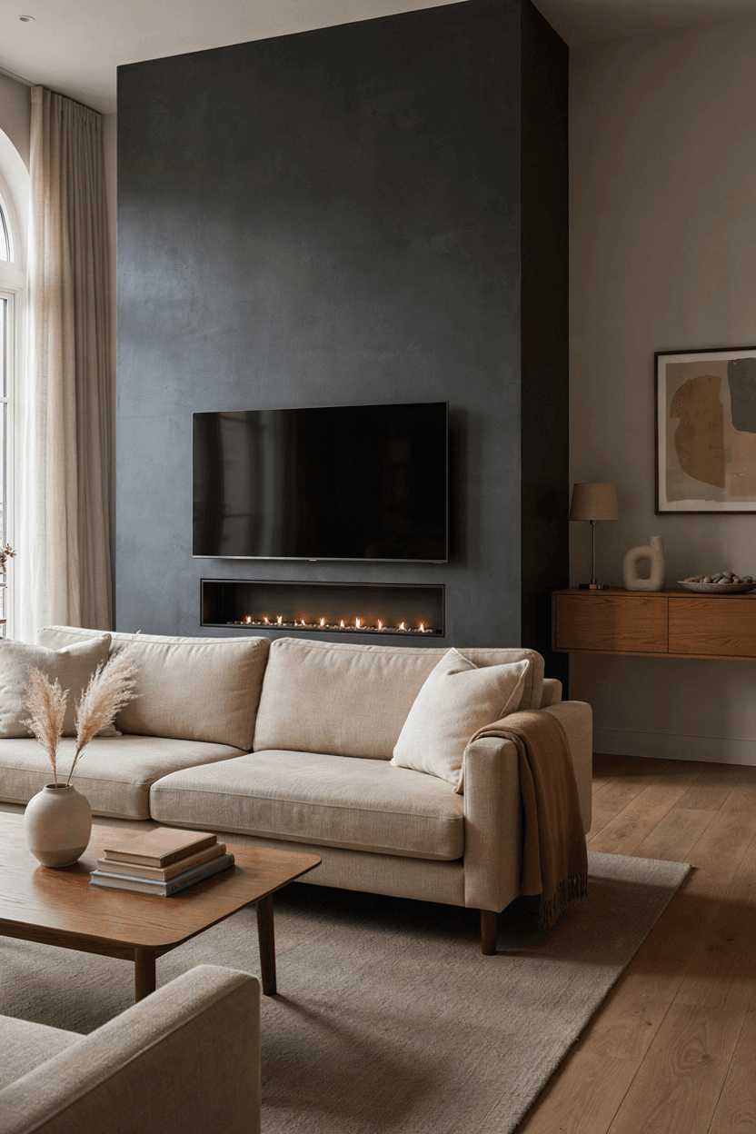 27 Fireplace Wall Ideas with TV for a Stylish & Functional Home