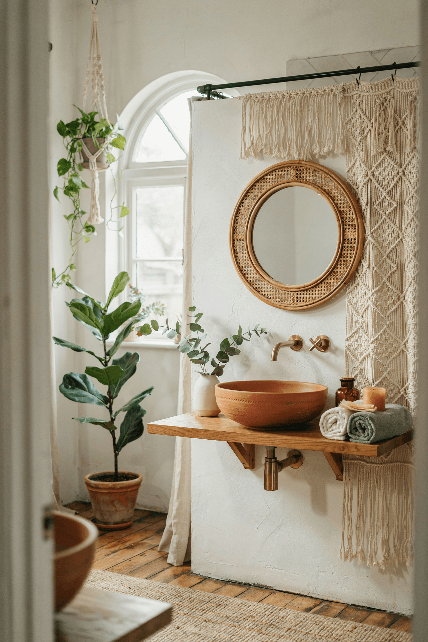 21 Boho Bathroom Decor Ideas for a Relaxed & Stylish Space