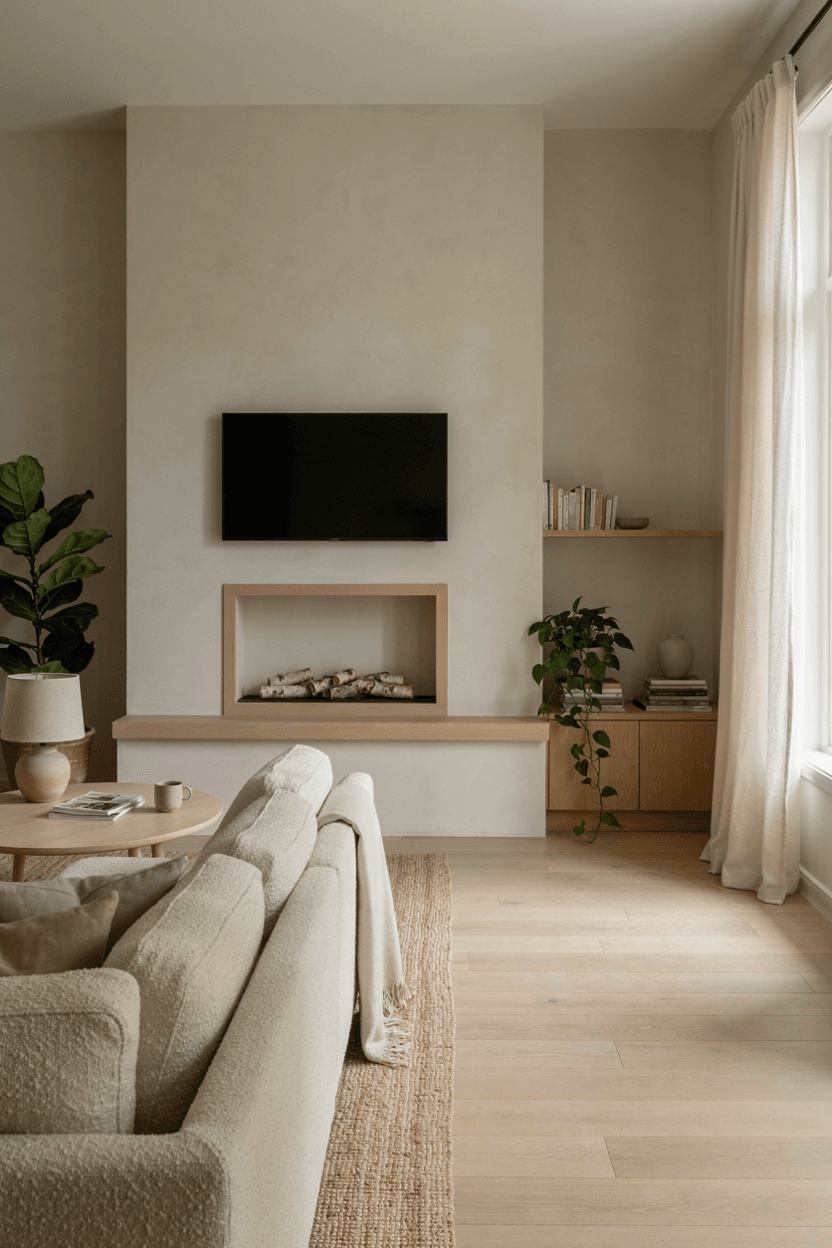 27 Fireplace Wall Ideas with TV for a Stylish & Functional Home