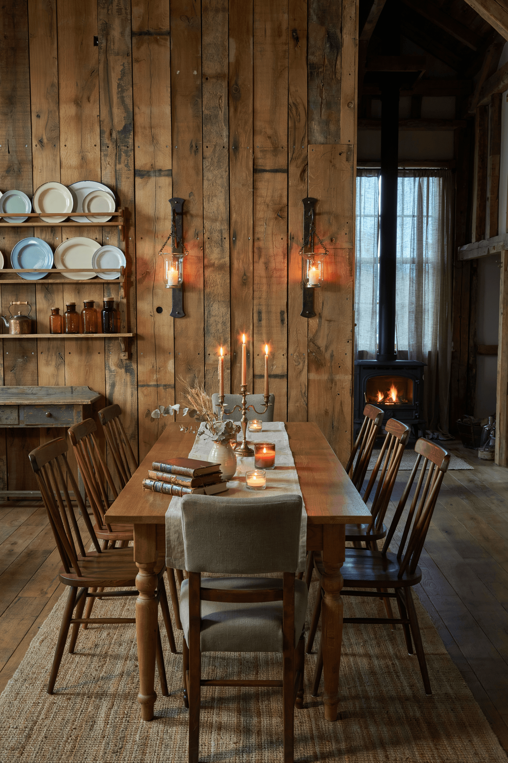 23 Rustic Dining Room Ideas Warm & Cozy Country Style Inspiration