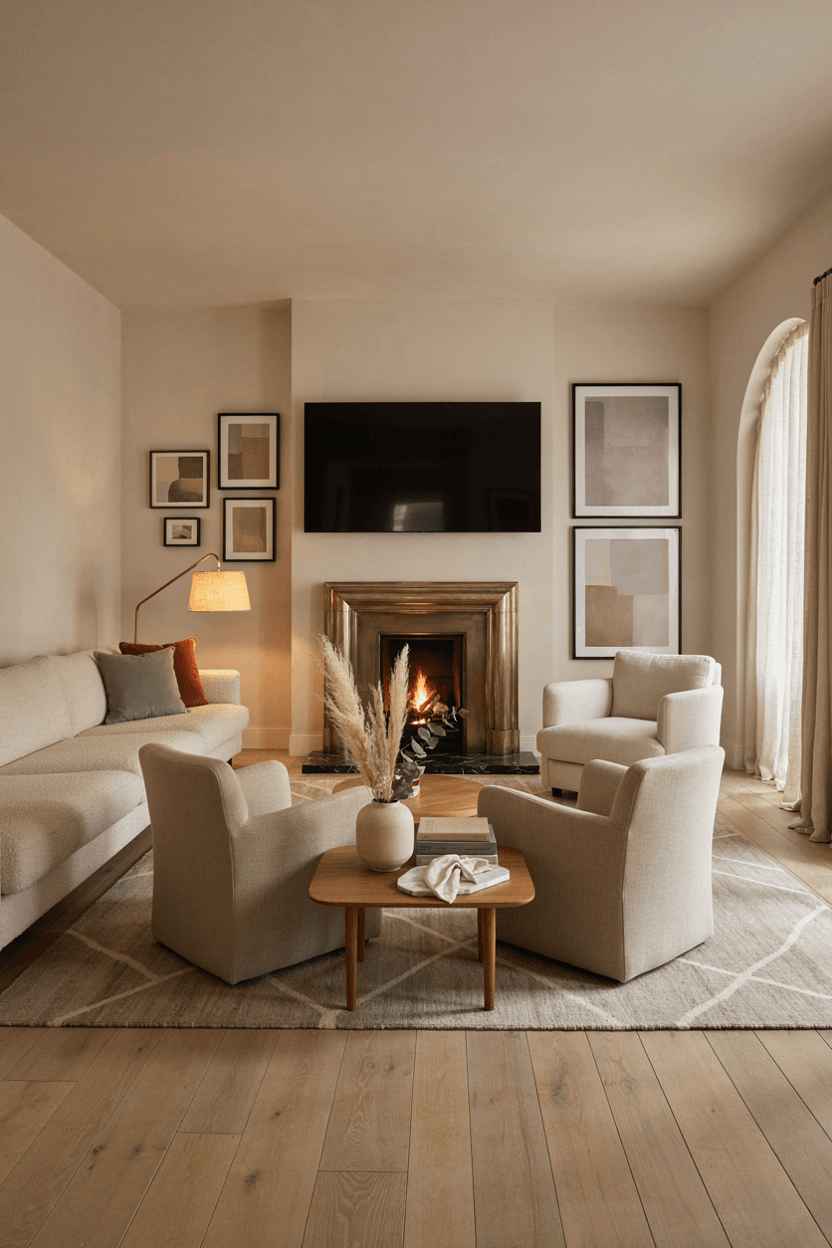 27 Fireplace Wall Ideas with TV for a Stylish & Functional Home