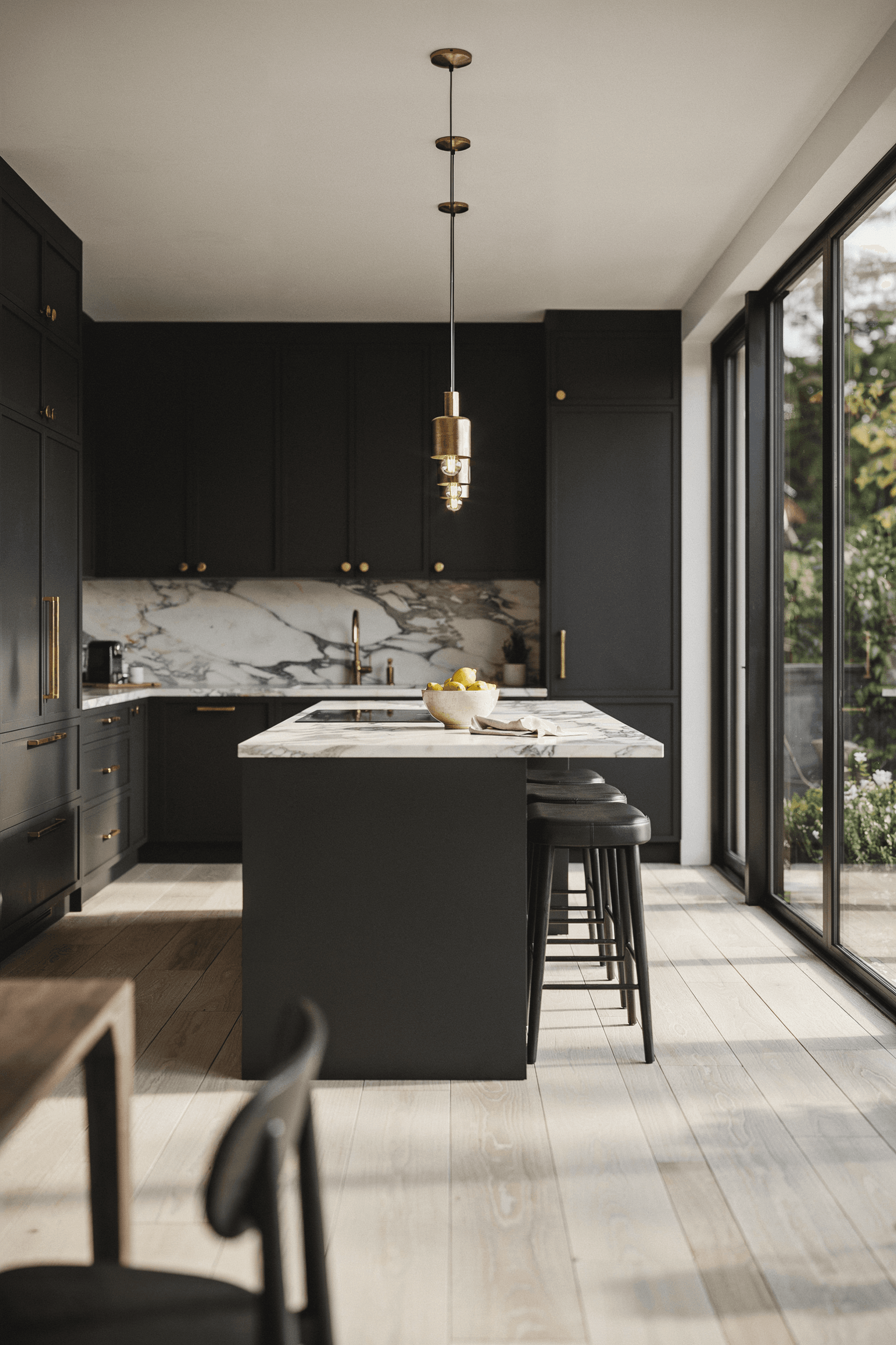 24 Brass Kitchen Hardware Ideas for a Warm & Luxury Kitchen