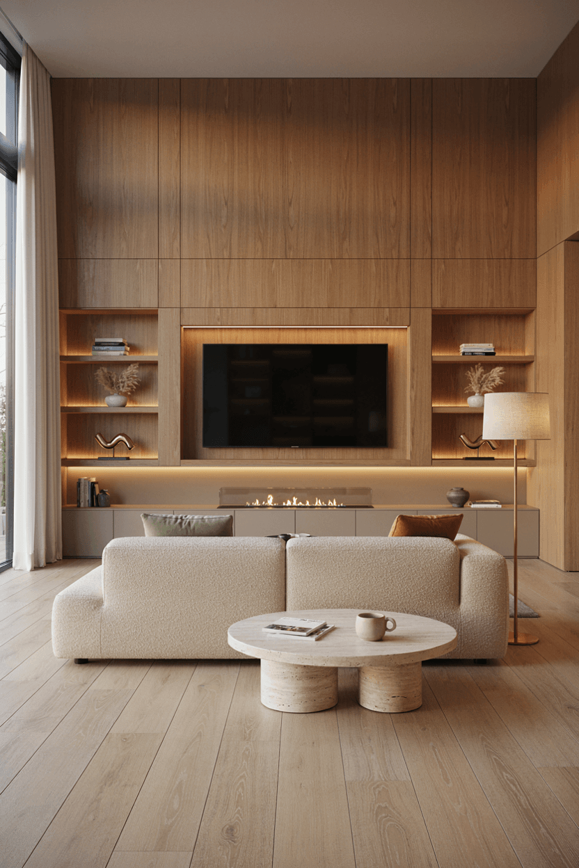 27 Fireplace Wall Ideas with TV for a Stylish & Functional Home