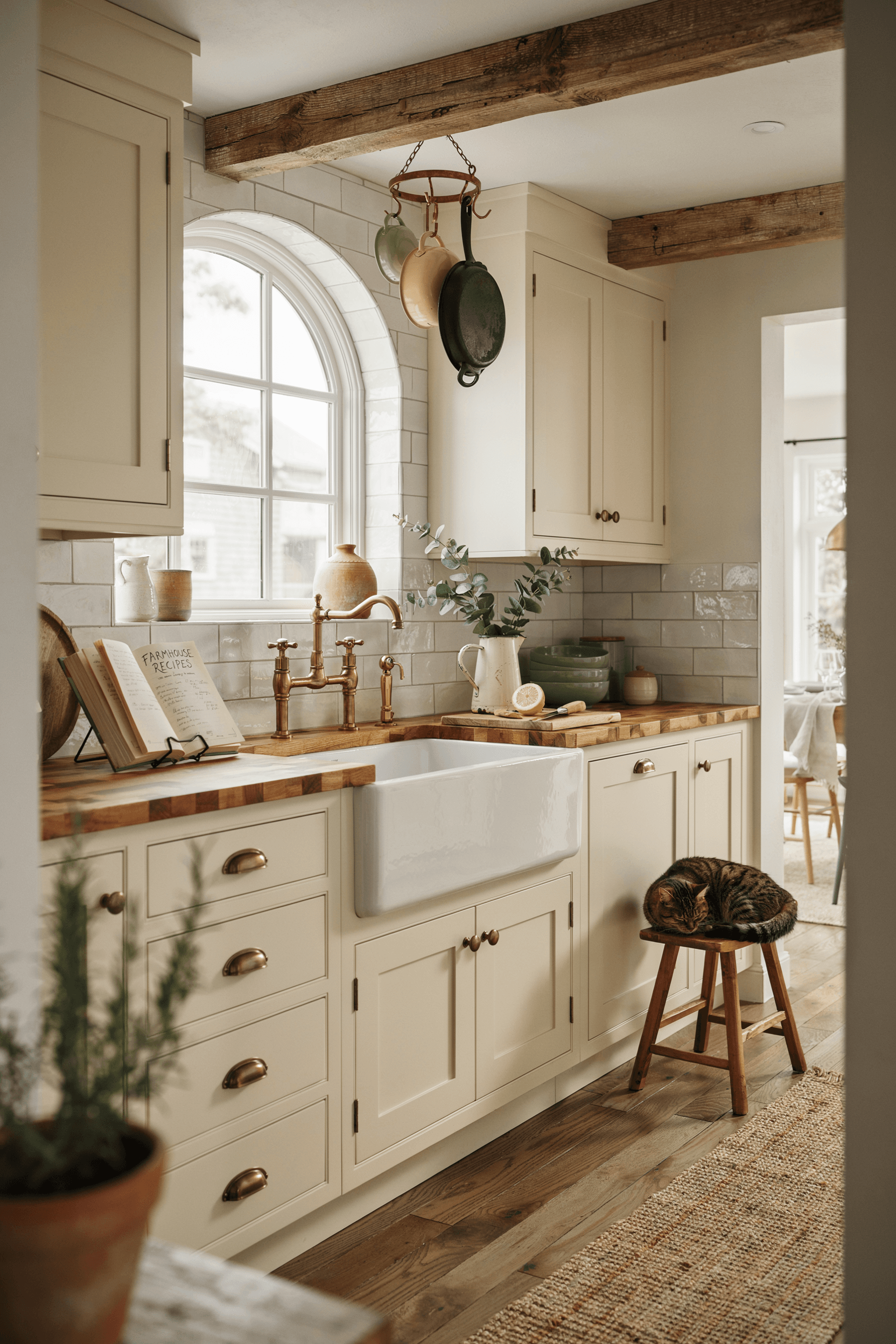 24 Brass Kitchen Hardware Ideas for a Warm & Luxury Kitchen