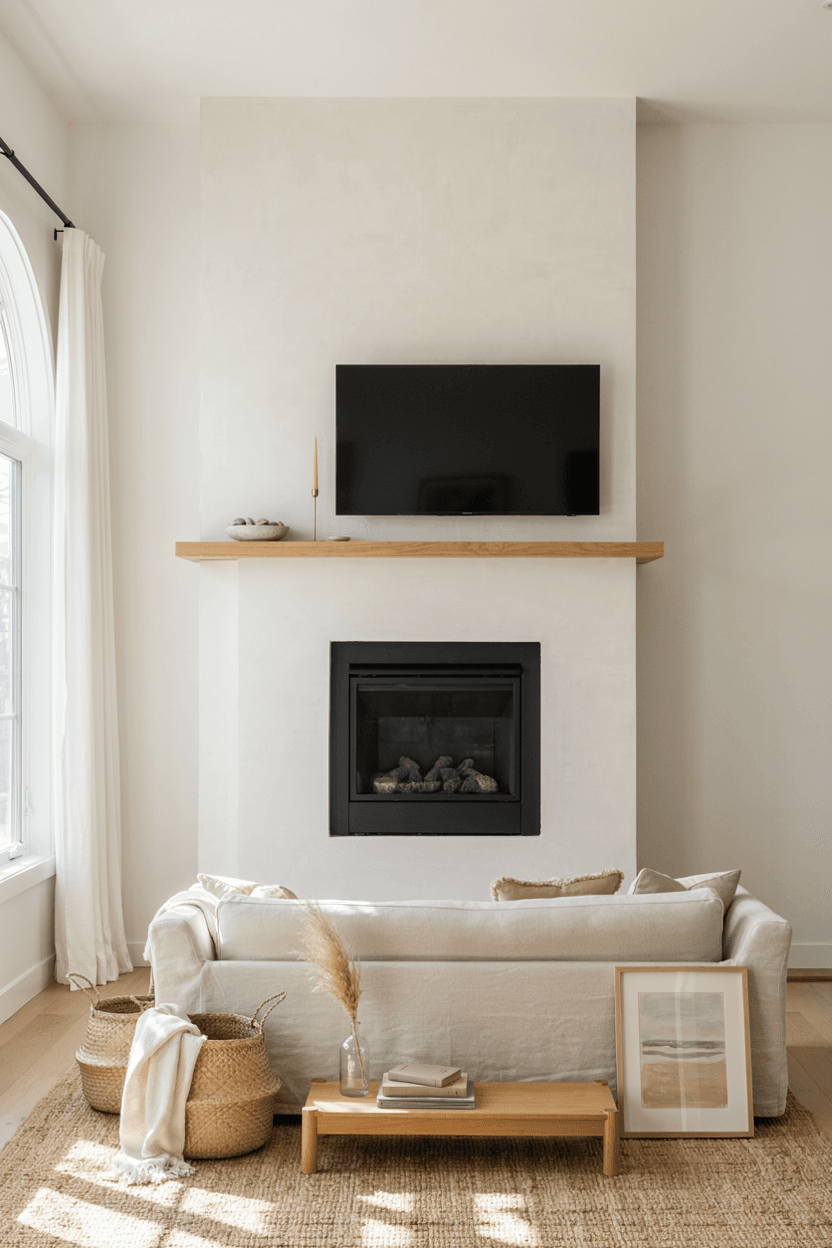 27 Fireplace Wall Ideas with TV for a Stylish & Functional Home