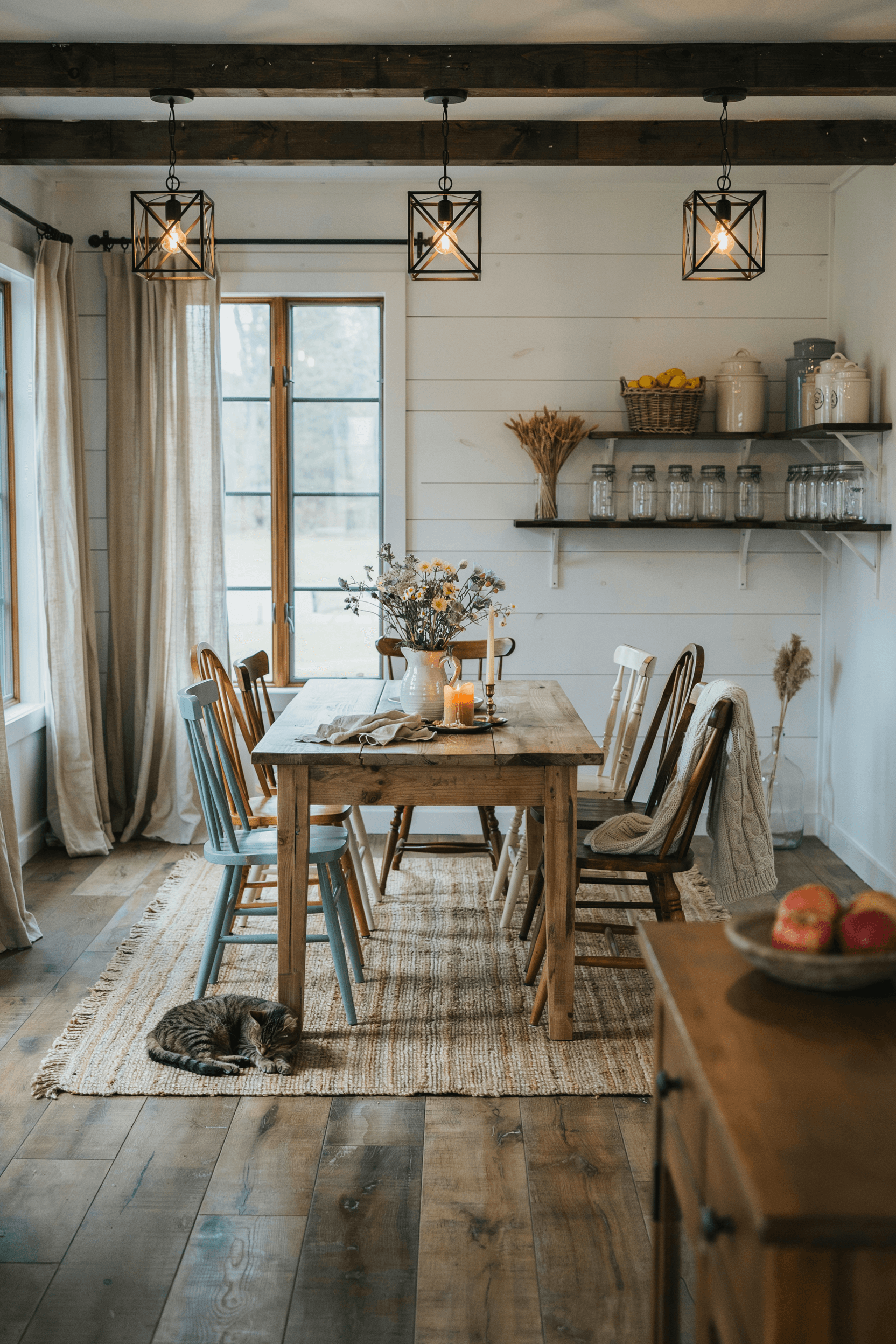 23 Rustic Dining Room Ideas Warm & Cozy Country Style Inspiration
