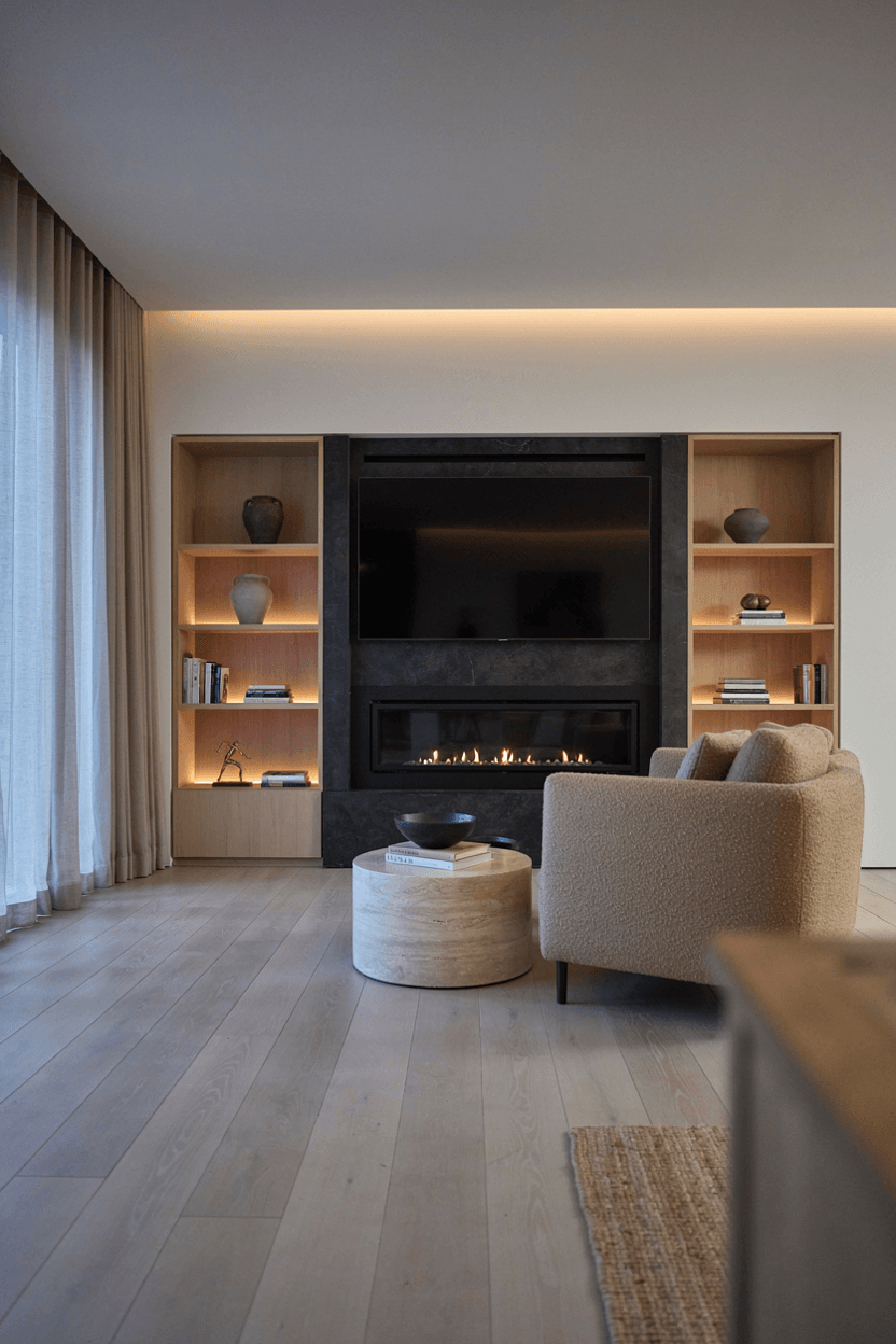 27 Fireplace Wall Ideas with TV for a Stylish & Functional Home