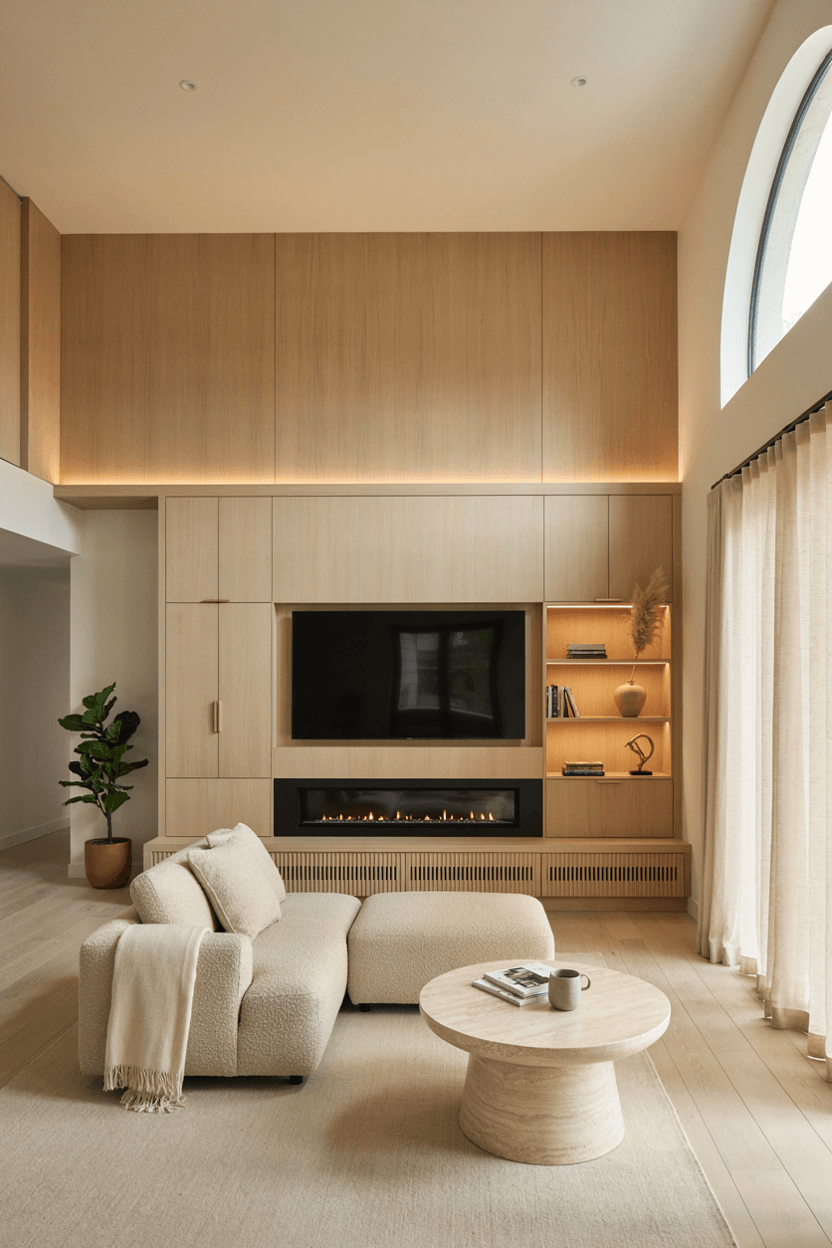 27 Fireplace Wall Ideas with TV for a Stylish & Functional Home