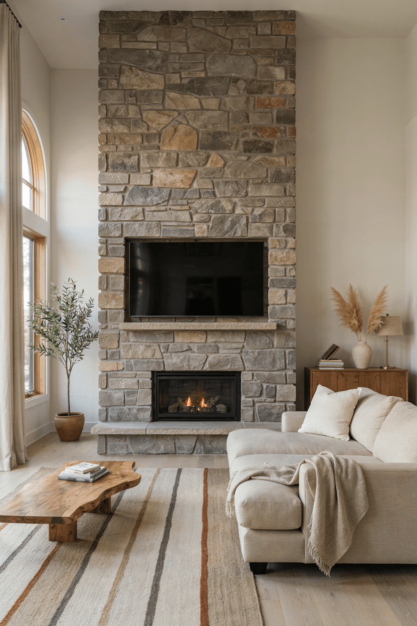 27 Fireplace Wall Ideas with TV for a Stylish & Functional Home