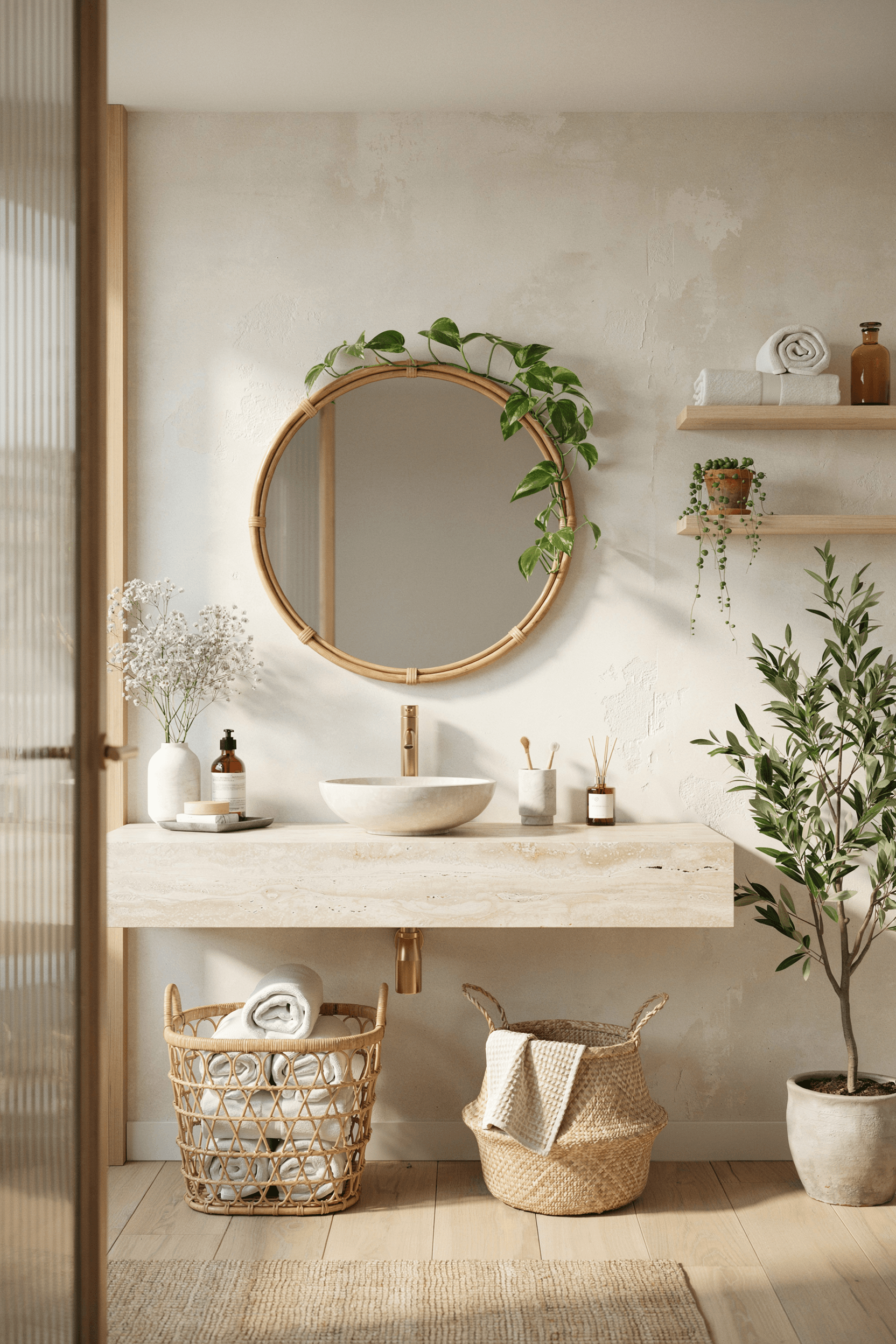 21 Boho Bathroom Decor Ideas for a Relaxed & Stylish Space