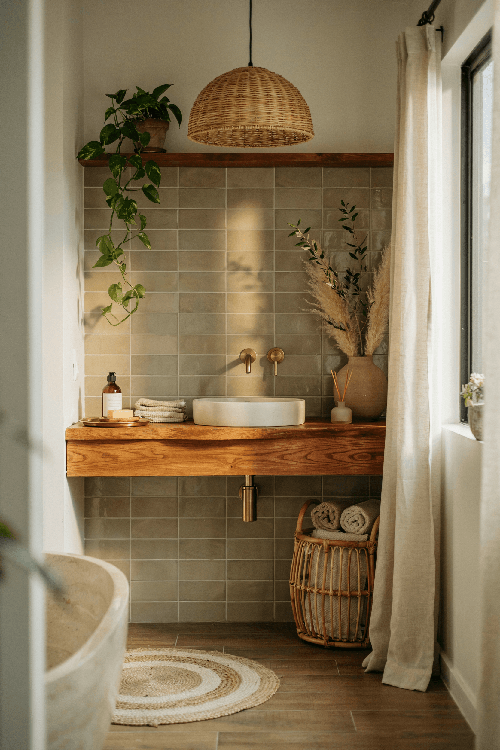 21 Boho Bathroom Decor Ideas for a Relaxed & Stylish Space