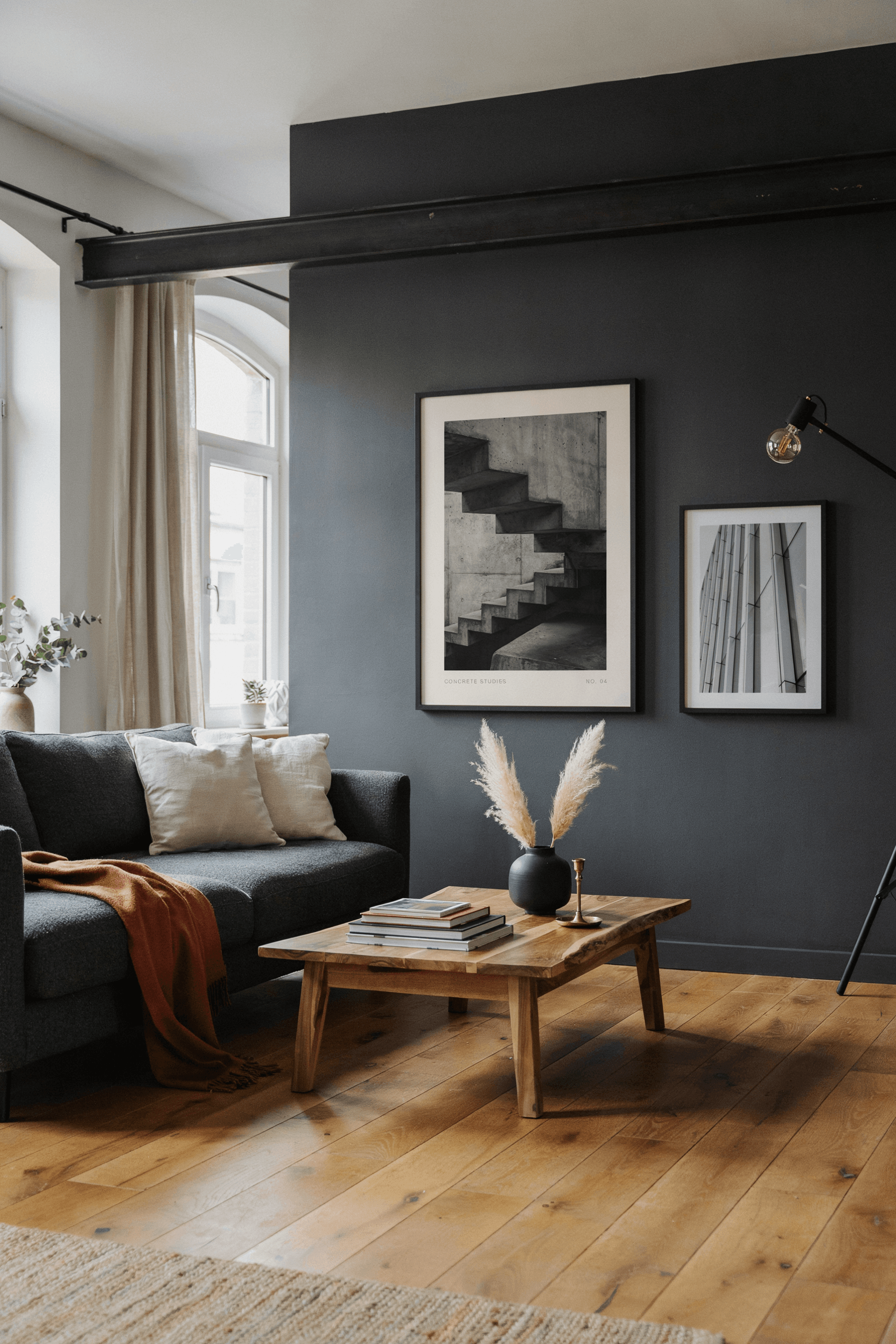 21 Moody Industrial Accent Walls in Living Room Ideas