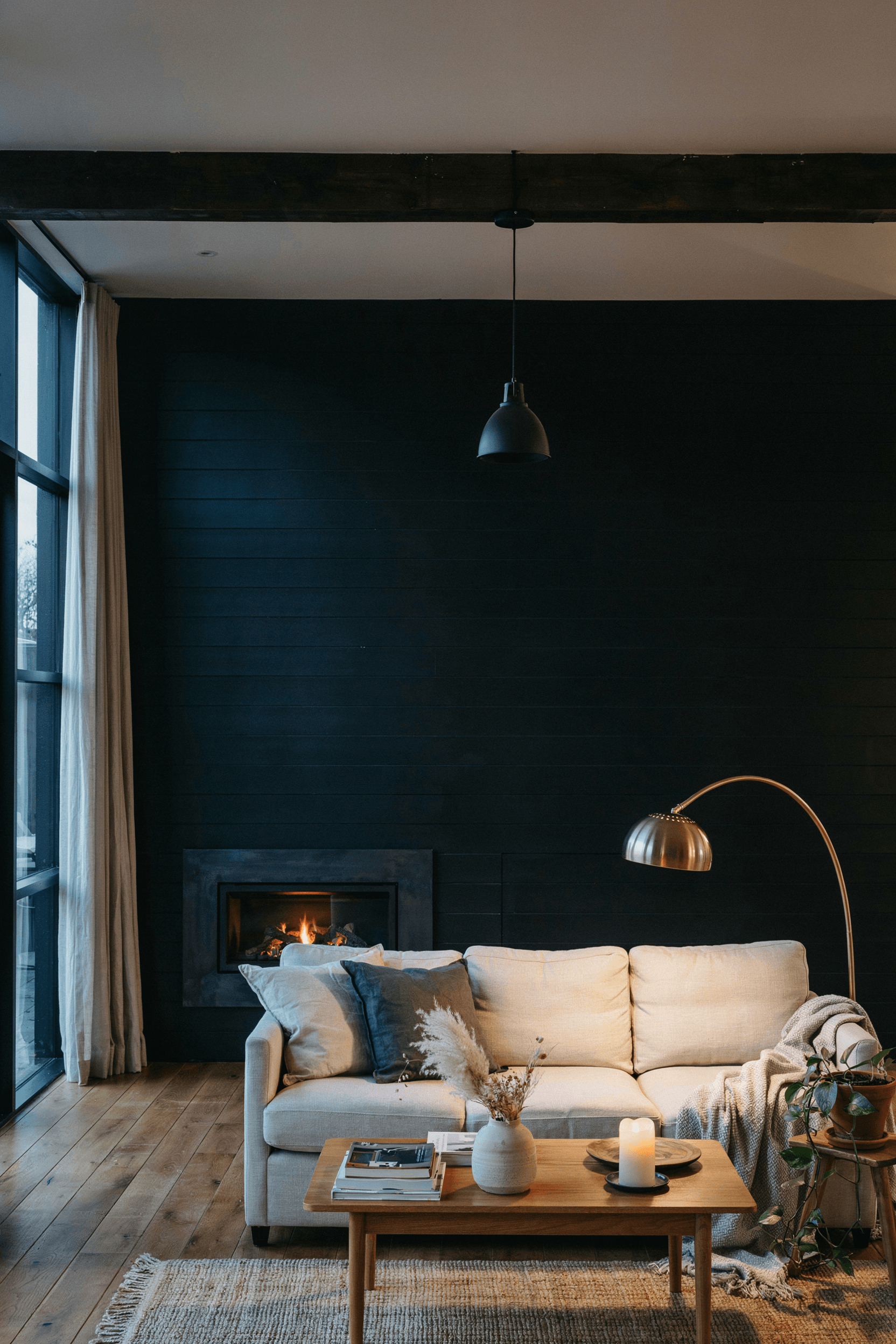 21 Moody Industrial Accent Walls in Living Room Ideas