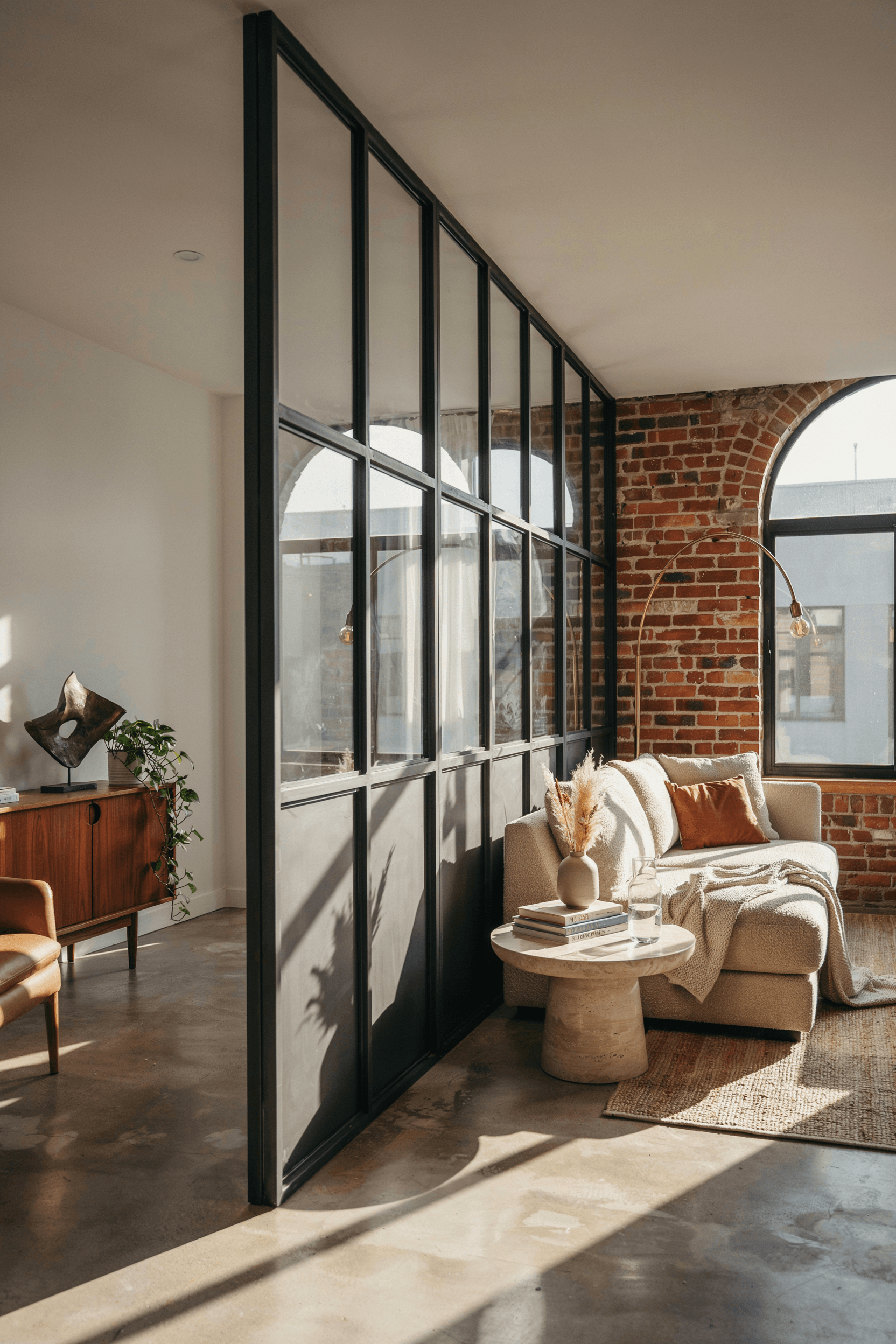 21 Moody Industrial Accent Walls in Living Room Ideas