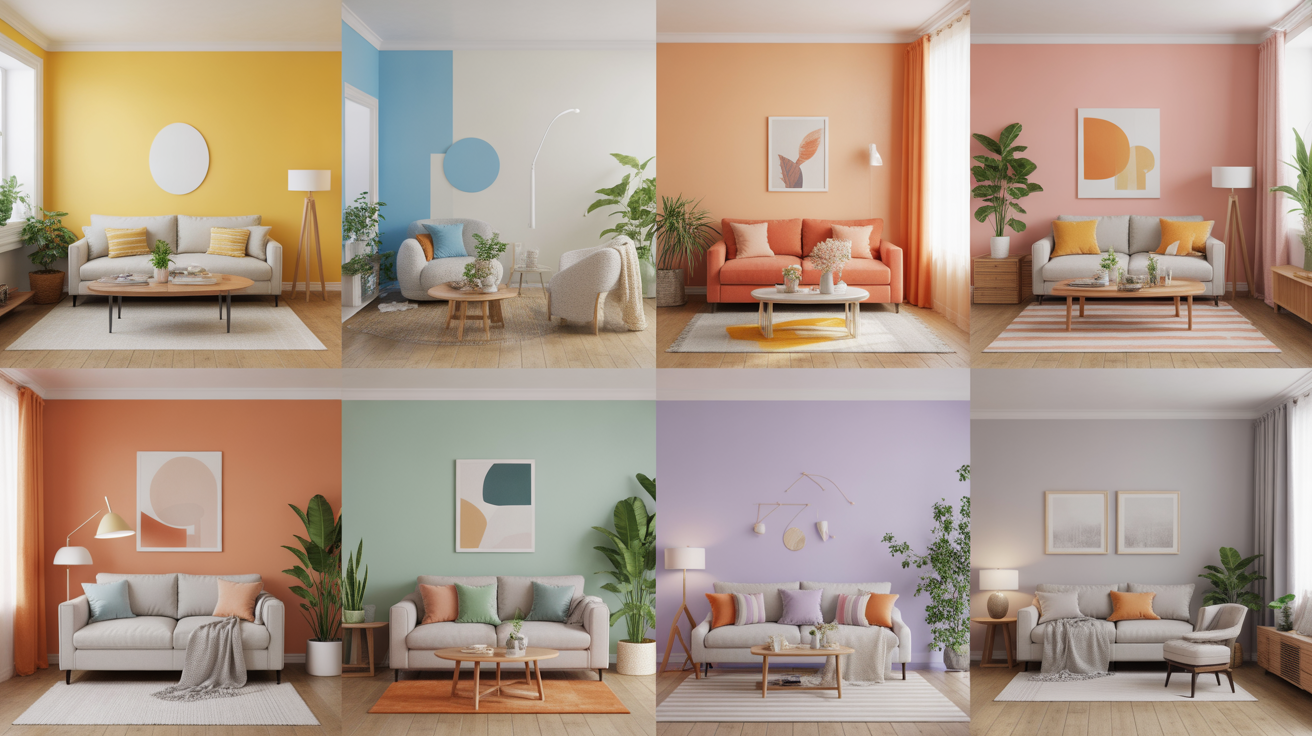 20 Bright Living Room Color Ideas