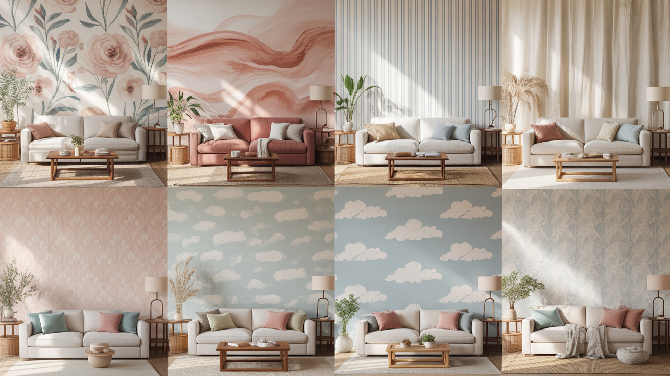 20 Soft Living Room Wallpaper Ideas for a Serene Space