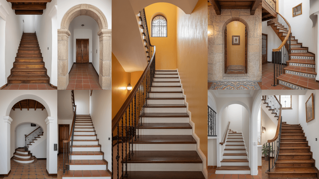 24 Gorgeous Hacienda Style Staircase Designs for Elegance