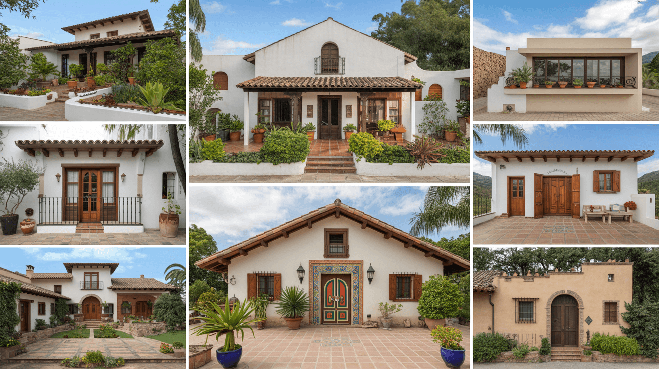 24 Gorgeous Hacienda Style Home Facade Ideas