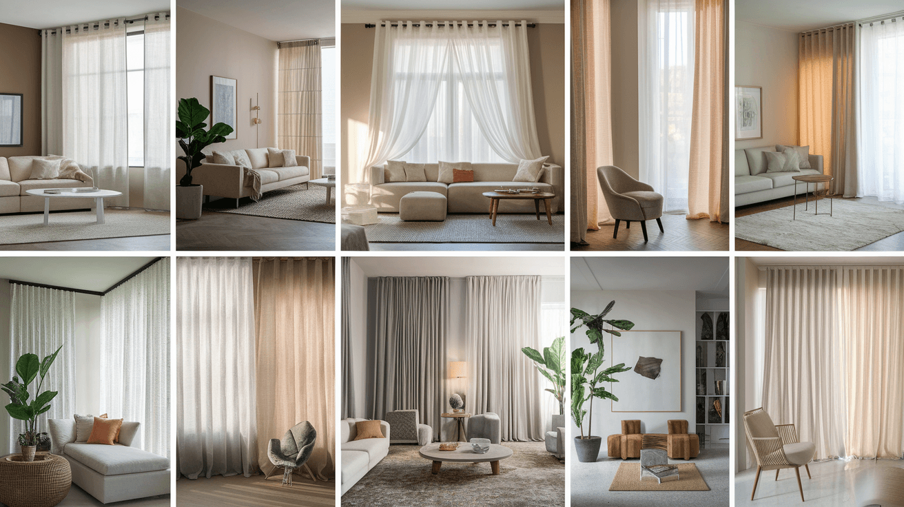 23 Sheer Curtains for Living Room | Bright & Elegant Ideas