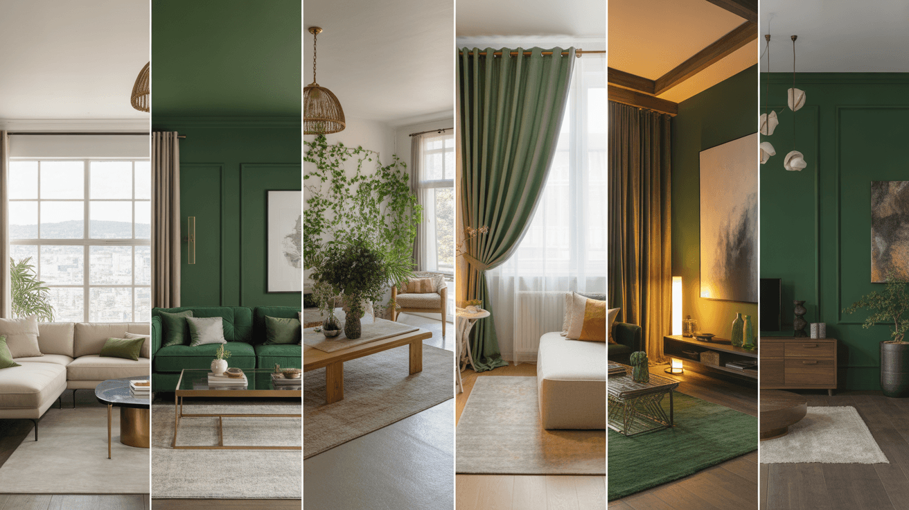 26 Green Living Room Ideas for Modern Home Decor