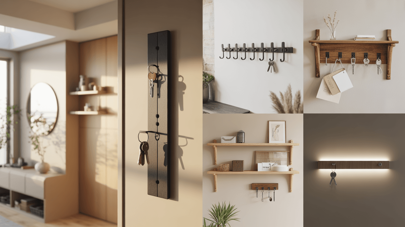 23 Stunning Key Holder Wall Design Ideas for Modern Home