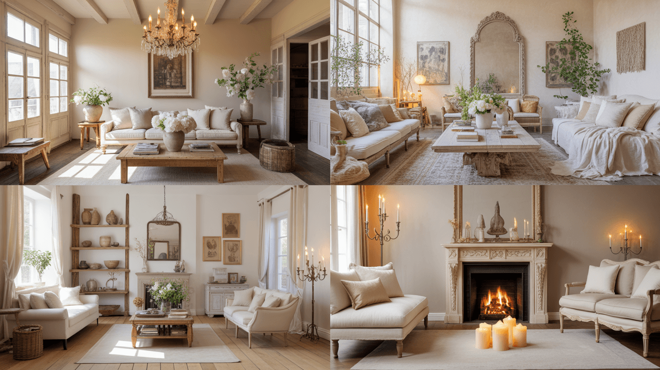 24 French Country Living Room Ideas for Cozy Homes