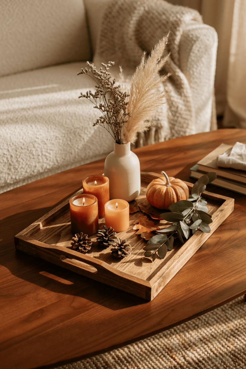 Seasonal Tray Decor – home decor idea