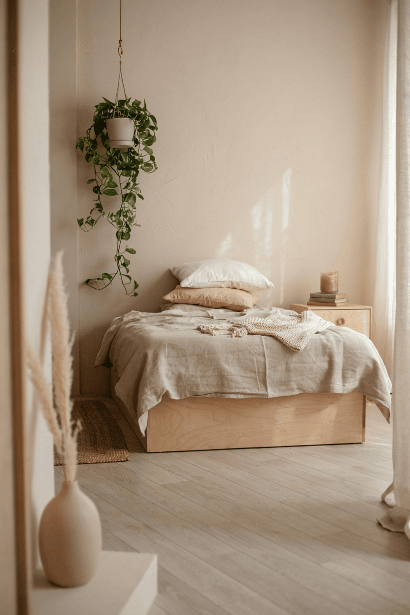 Bedroom Hanging Plant – home decor idea