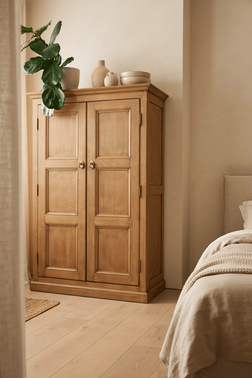 Corner Wardrobe or Armoire – home decor idea