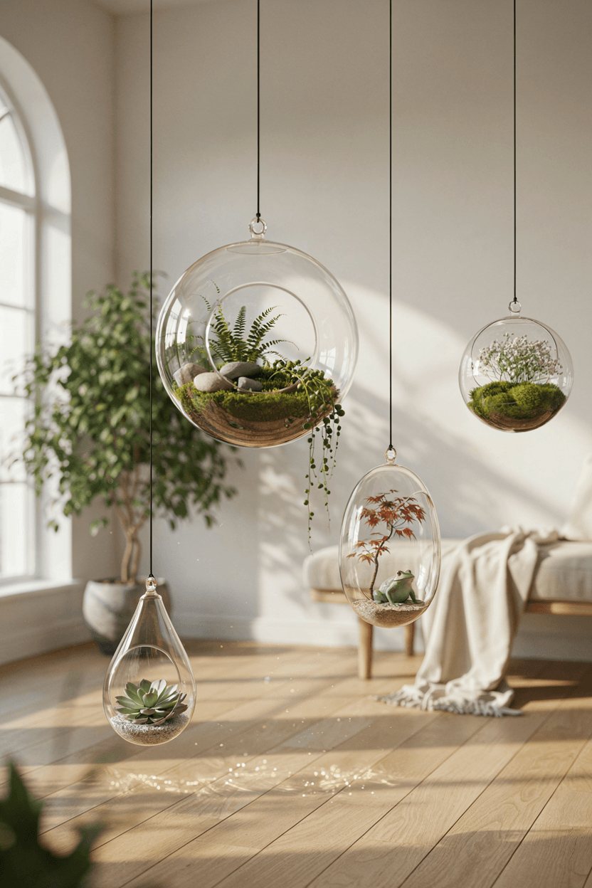 Hanging Terrarium – home decor idea