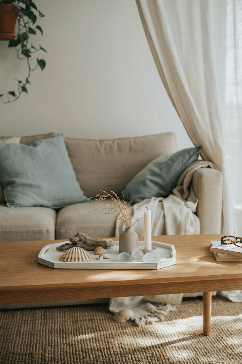 Coastal Tray Decor – home decor idea