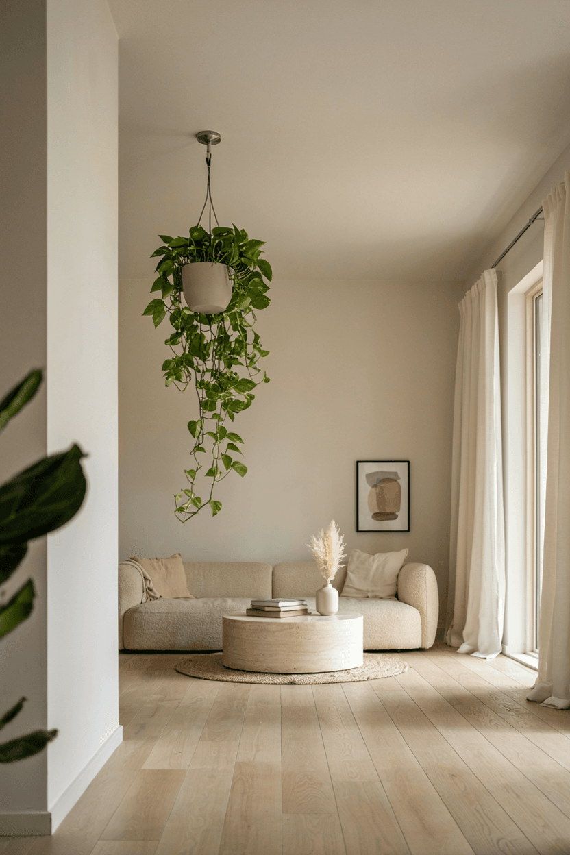 Ceiling Hook Hanging Plant – home decor idea