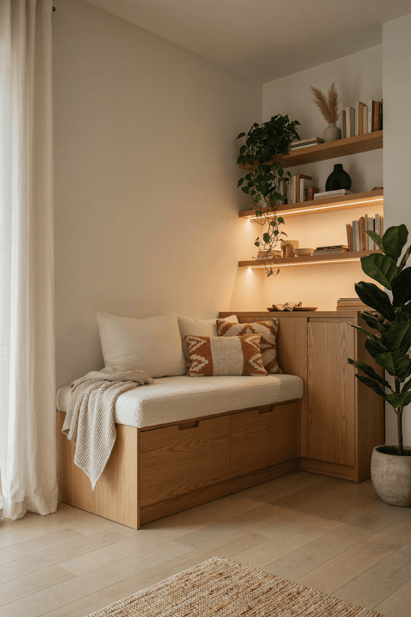 Multi-Functional Corner Unit – home decor idea