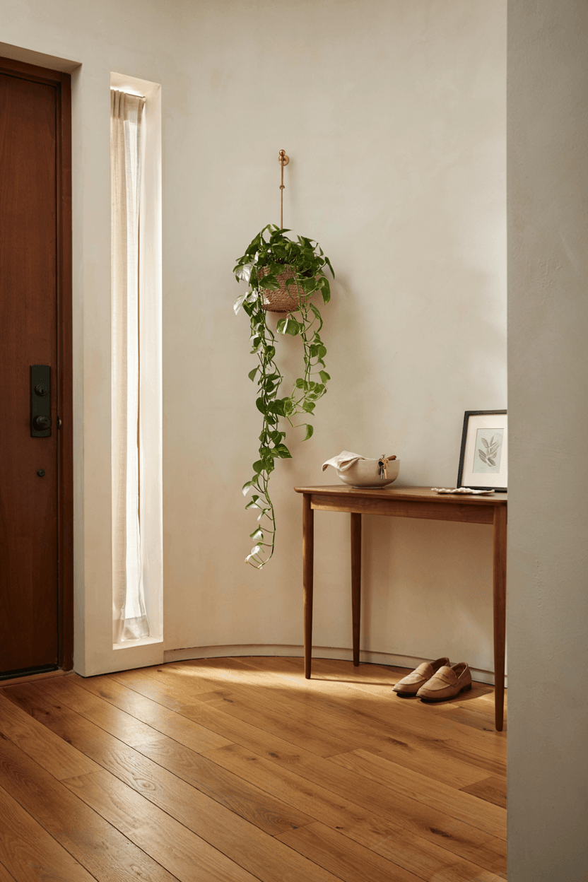 Entryway Hanging Plant – home decor idea