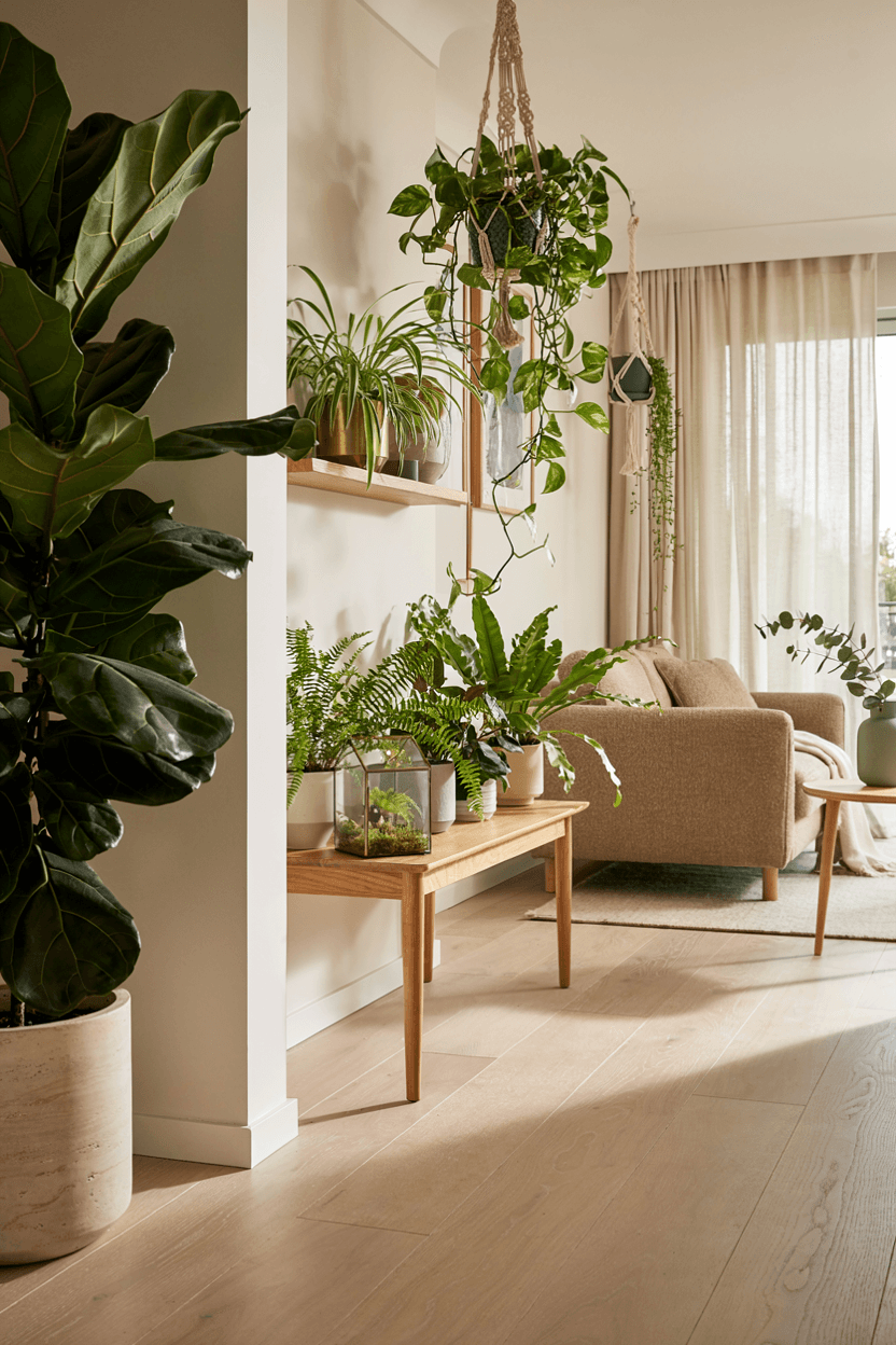 Multi-Plant Hanging Garden – home decor idea