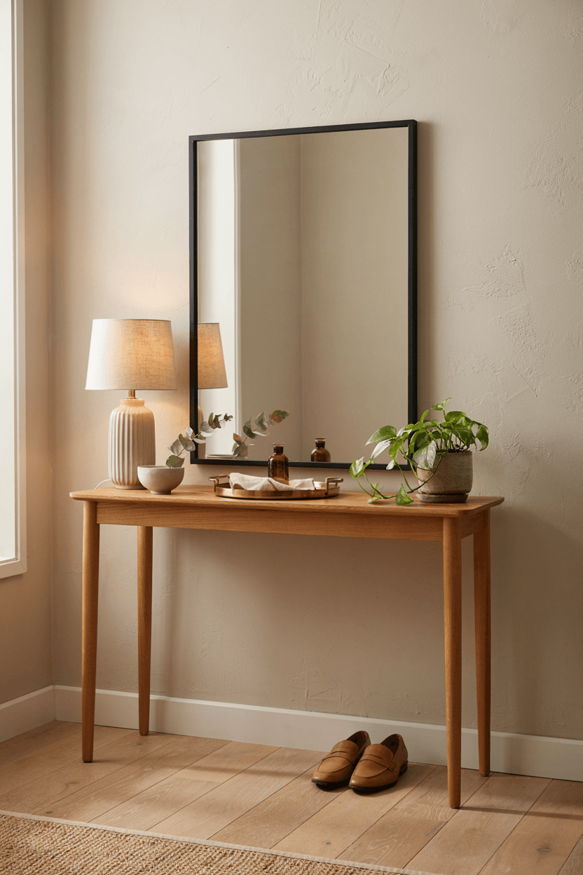 Classic Console Entryway Table – home decor idea