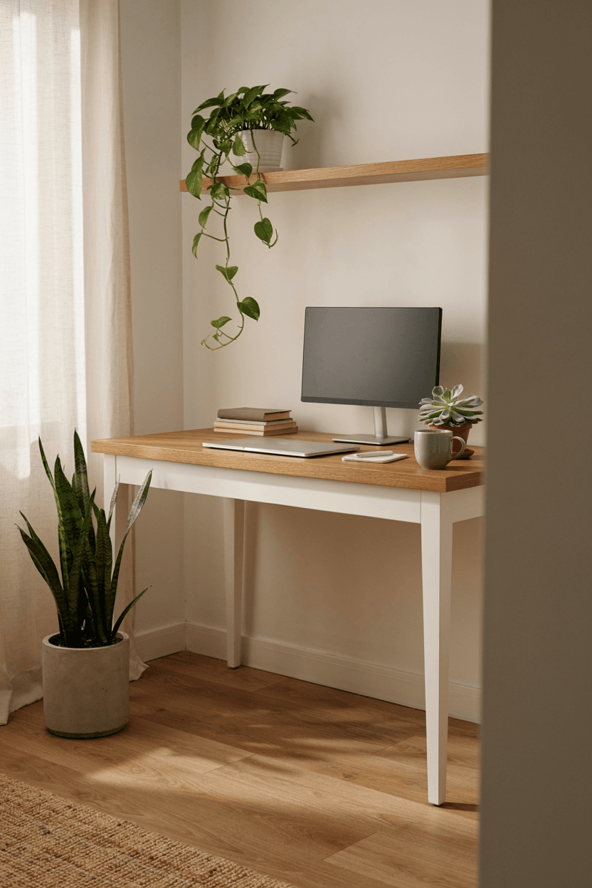 Desk Plant Display – home decor idea