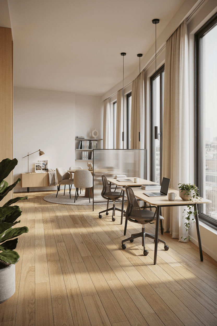Open Plan Modern Office – home decor idea