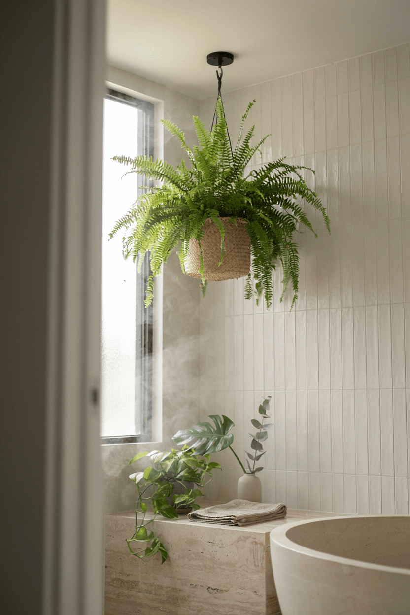 Fern Hanging Basket – home decor idea
