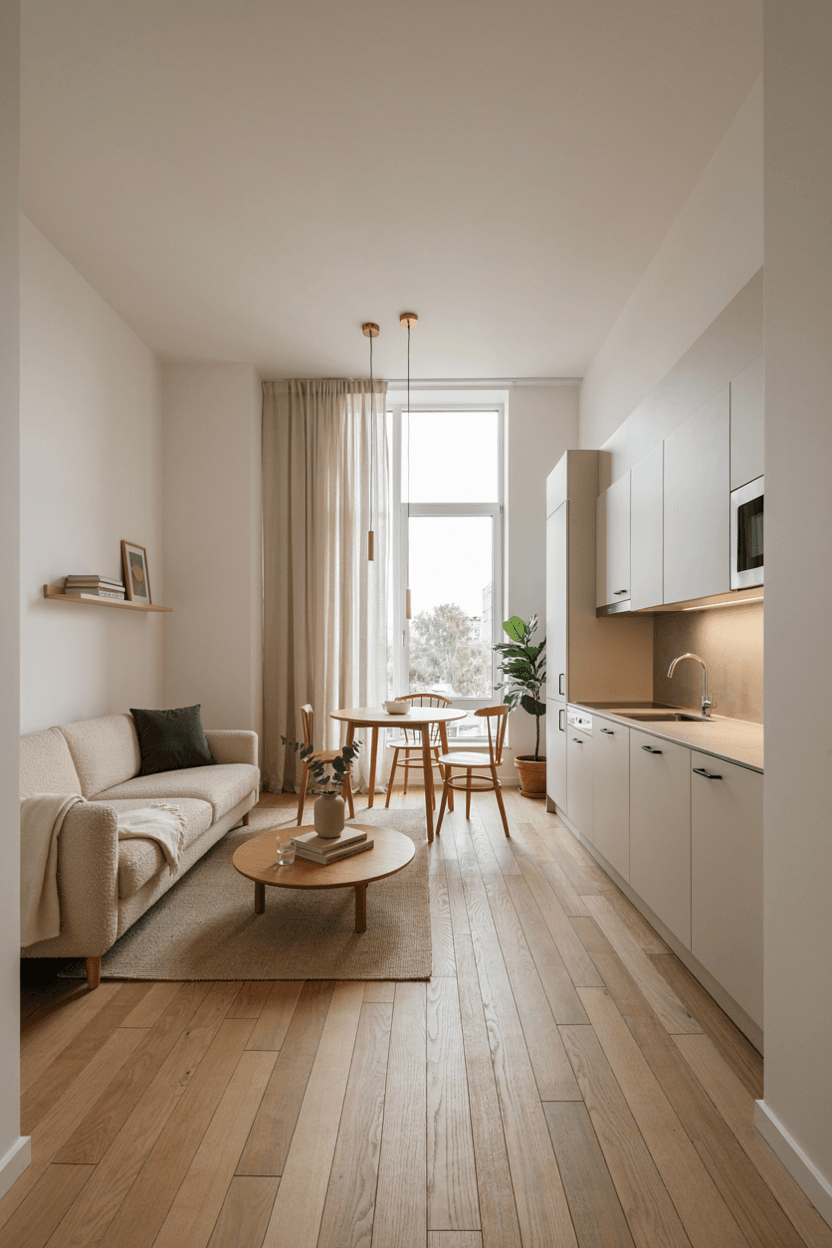 Open Plan Apartment Layout – home decor idea