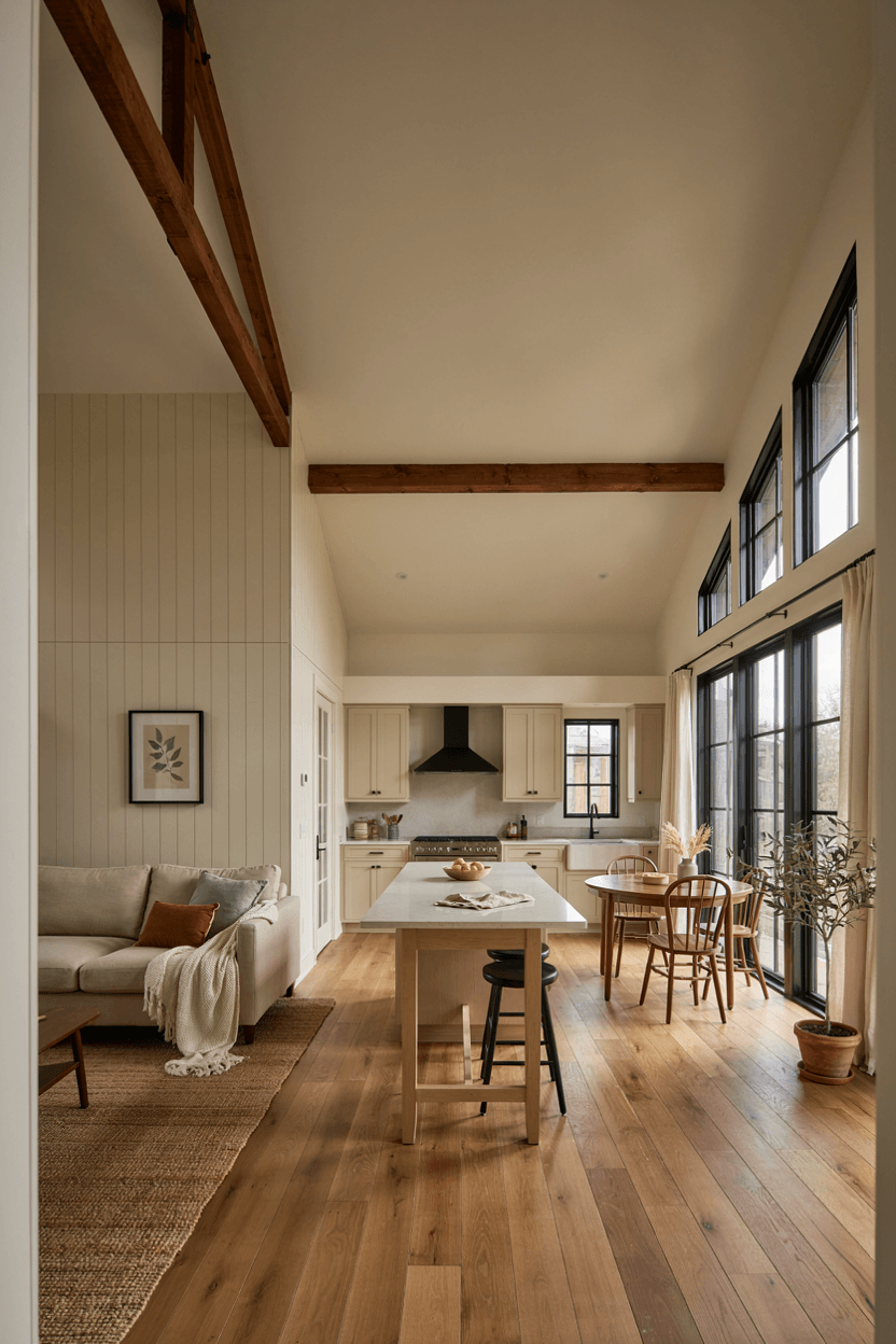 Open Concept Barndominium – home decor idea