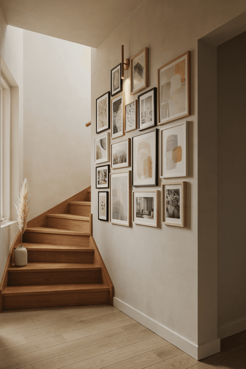 Gallery Wall Staircase – home decor idea