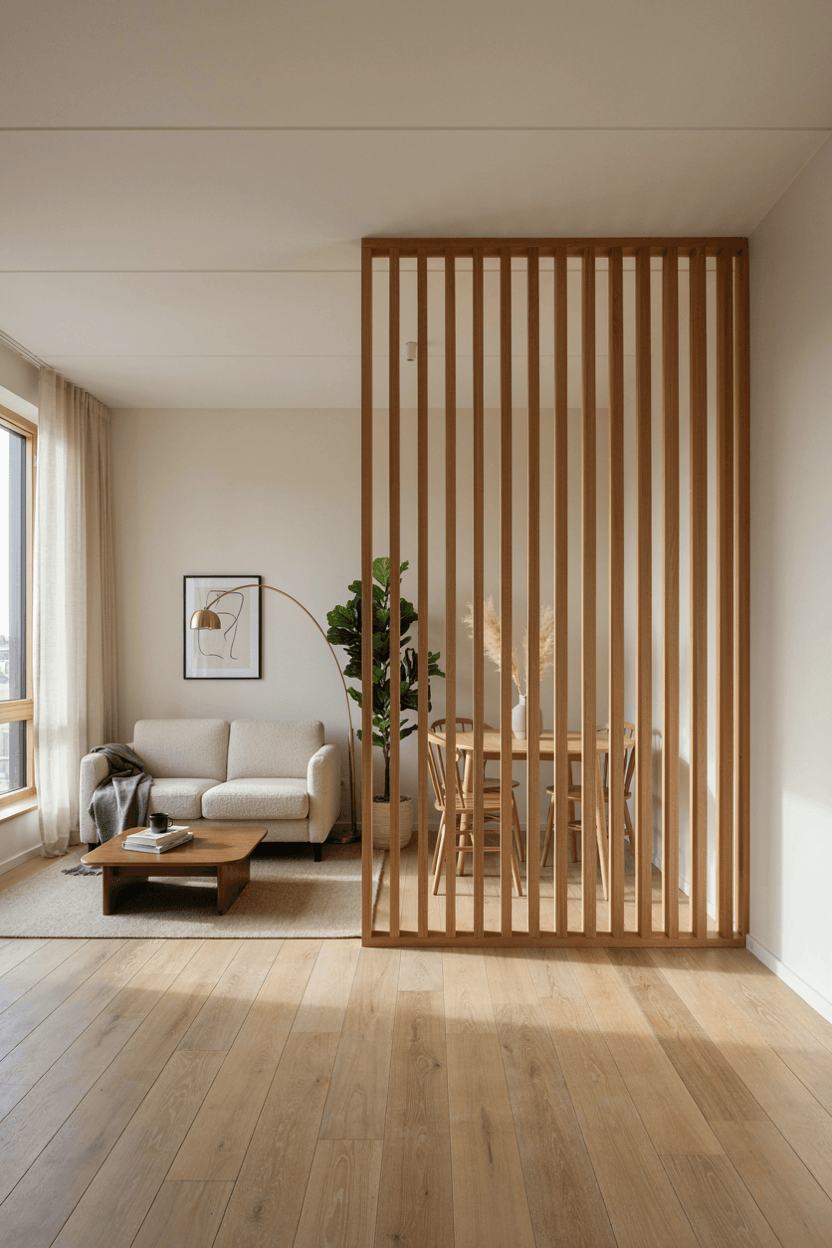 Wooden Partition Room Divider – home decor idea
