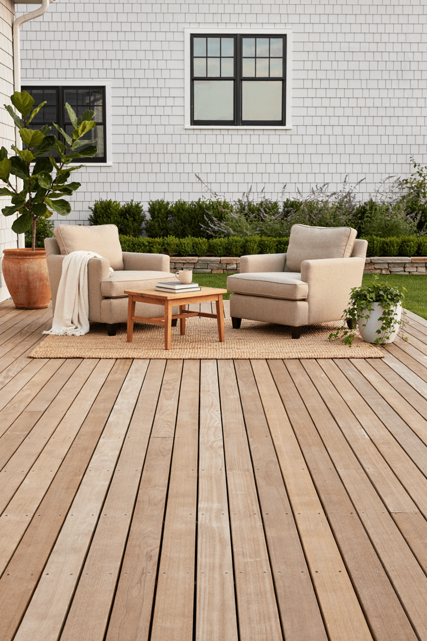 Classic Wooden Deck Design – home decor idea