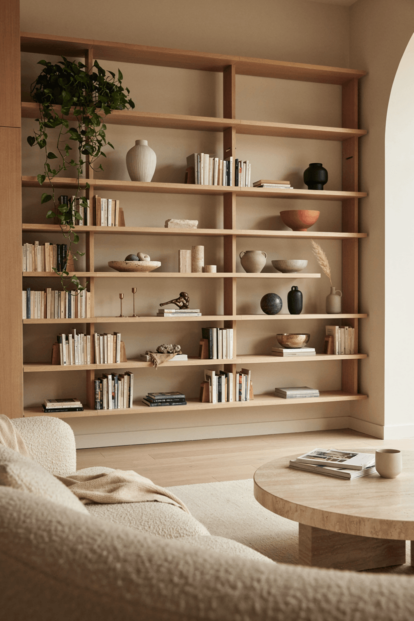 Bookshelf with Decorative Objects – home decor idea