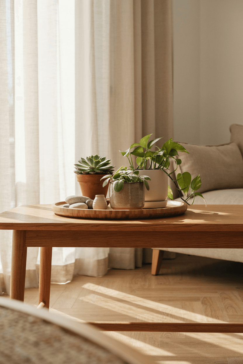 Plant and Greenery Tray Decor – home decor idea